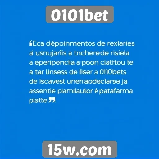Depoimentos de usuários sobre 0101bet